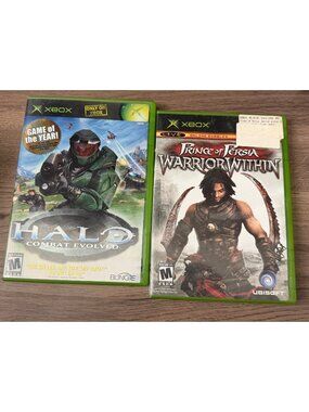 Original Xbox 2 Game Lot Bundle Prince of Persia Sands of Time & Warrior Within